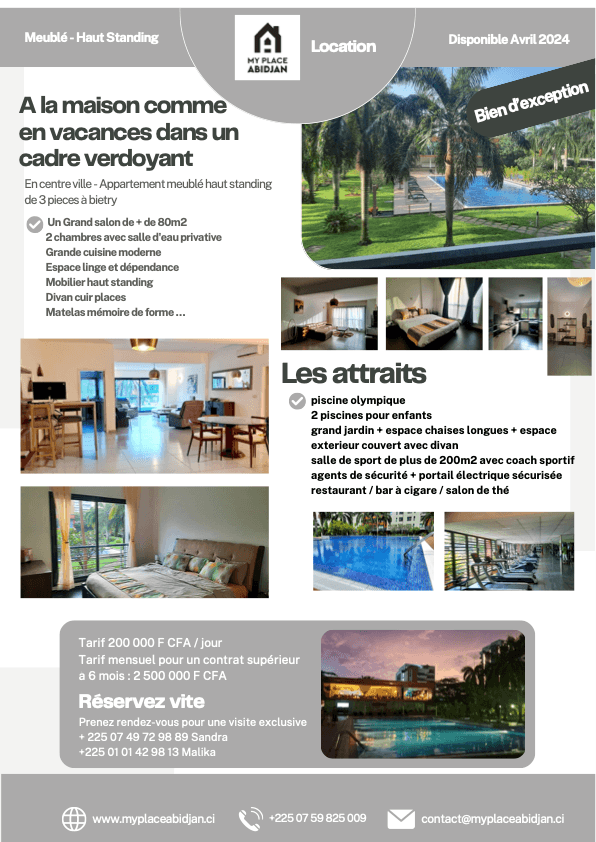 Brochure du bien haut standing a Bietry
