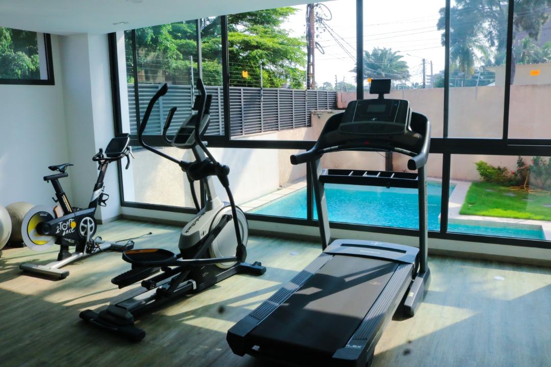 Salle de sport vitree